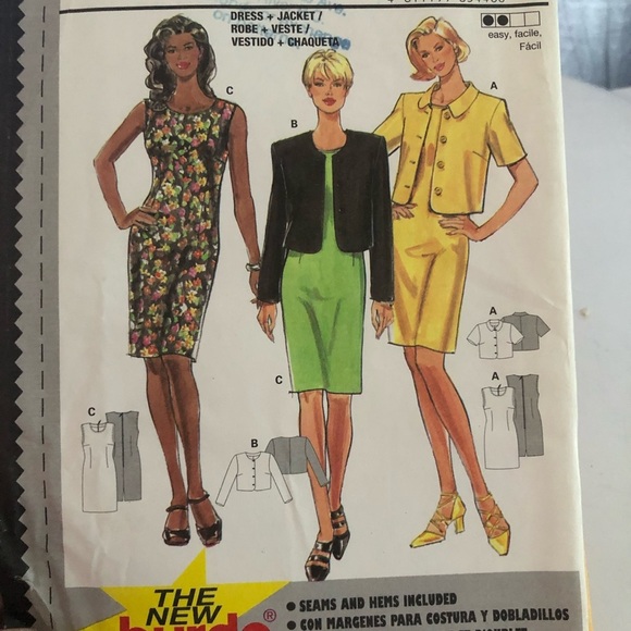 Burda Sewing Pattern 3446 - Dress, Jacket, Skirt - Picture 2 of 4